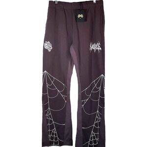 Darc‎ Sport SHE "In Our Web She Flare" Sweatpants Purple Night Medium Limited